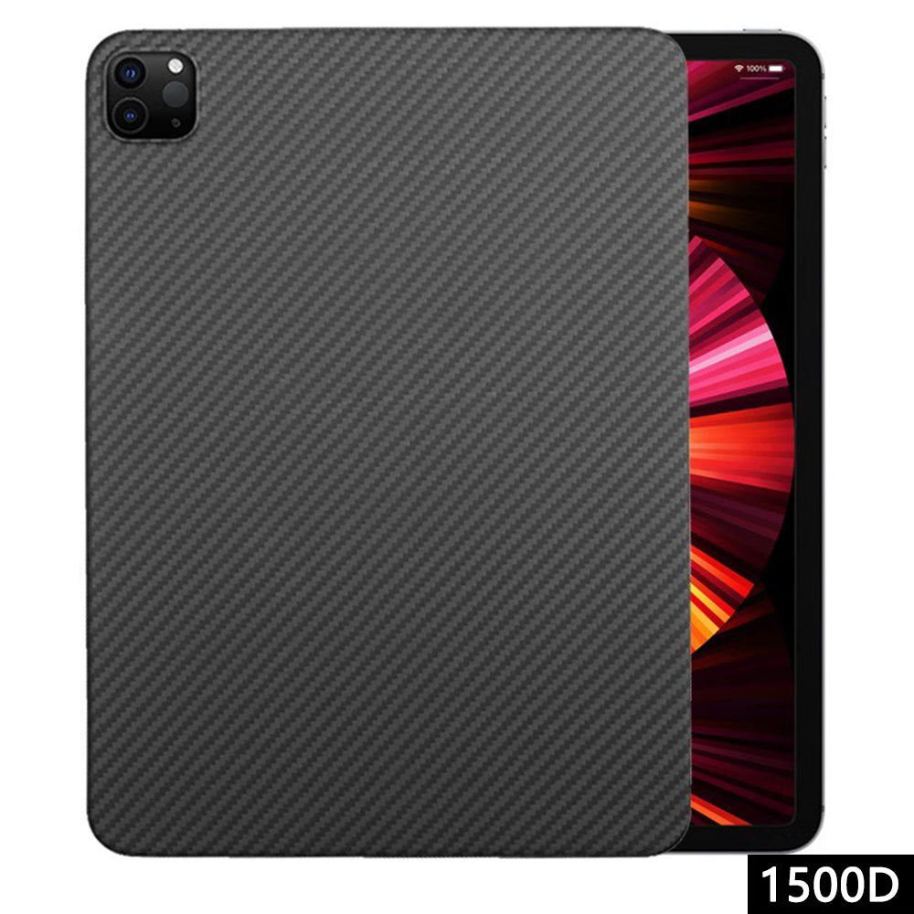For iPad Pro 11-inch (2018) / (2020) / (2021) / (2022) Aramid Fiber Case 1500D Coarse Texture Tablet Cover, Black For iPad Pro 11-inch (2018) / (2020) / (2021) / (2022) Aramid Fiber Case 1500D Coarse Texture Tablet Cover, Black
